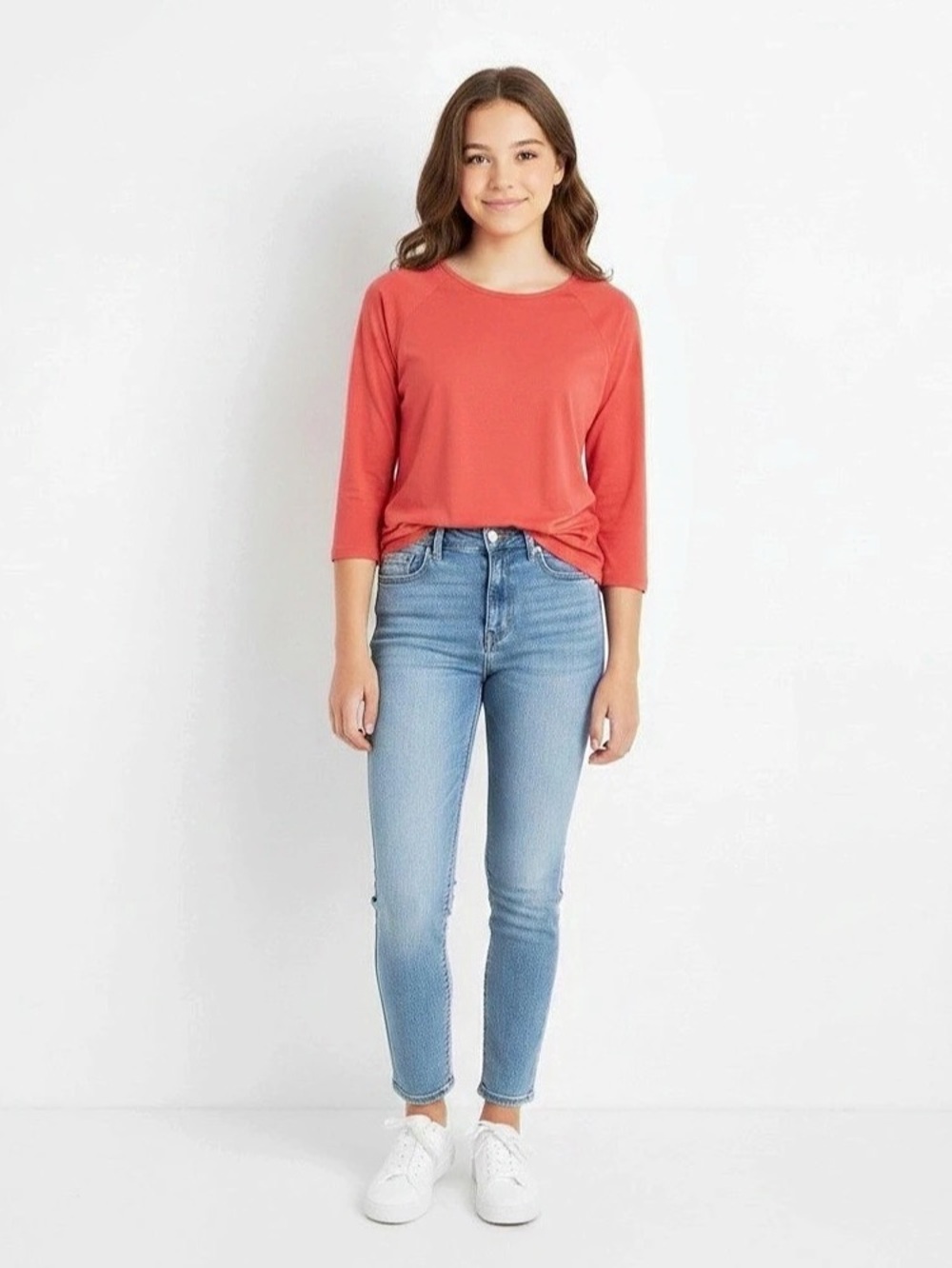 City streets 24/7 Mesh Raglan Sleeve Tee Red